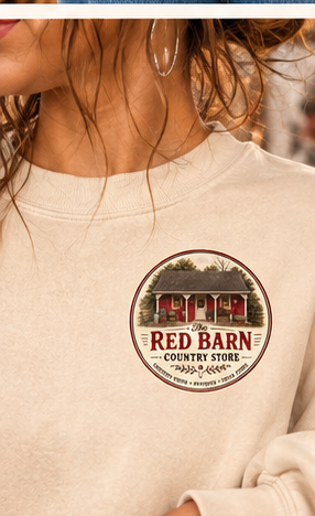 The Red Barn Country store sweatshirt COMING SOON !!!!!!!!