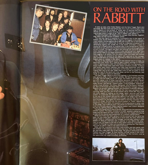 Eddie Rabbit Concert Tour Program