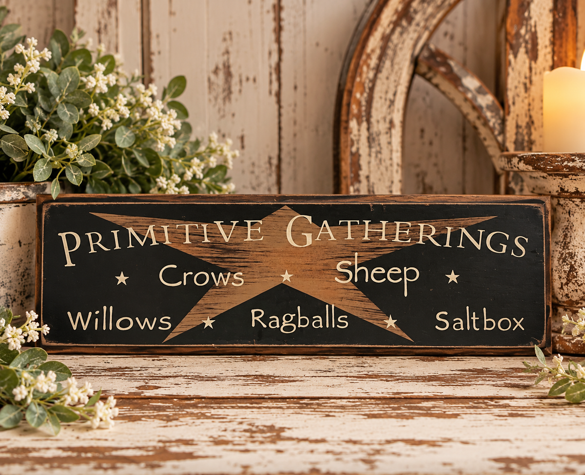 Primitive Gatherings sign